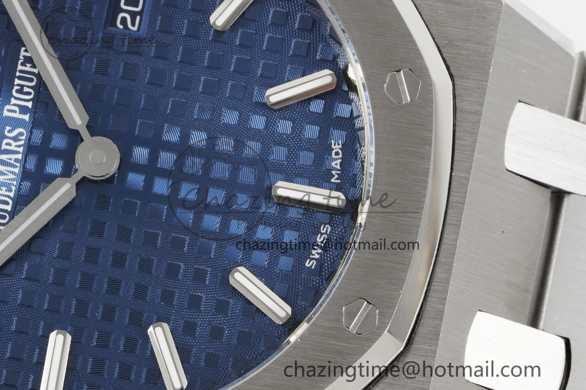 Lady Royal Oak 33mm SS JJF 1:1 Best Edition Blue Dial on SS Bracelet ETA Quartz