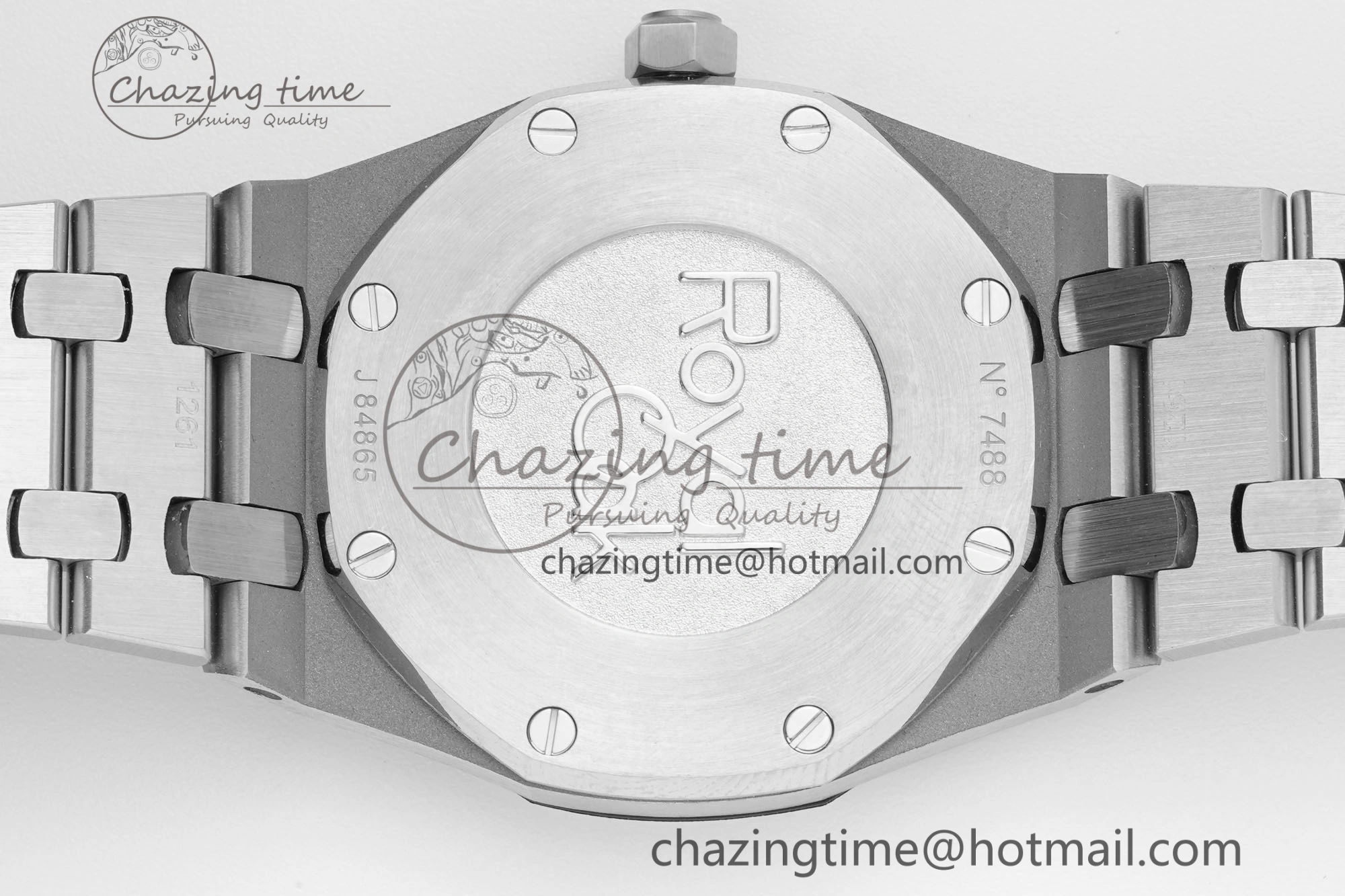 Lady Royal Oak 33mm SS JJF 1:1 Best Edition Cream Dial on SS Bracelet ETA Quartz