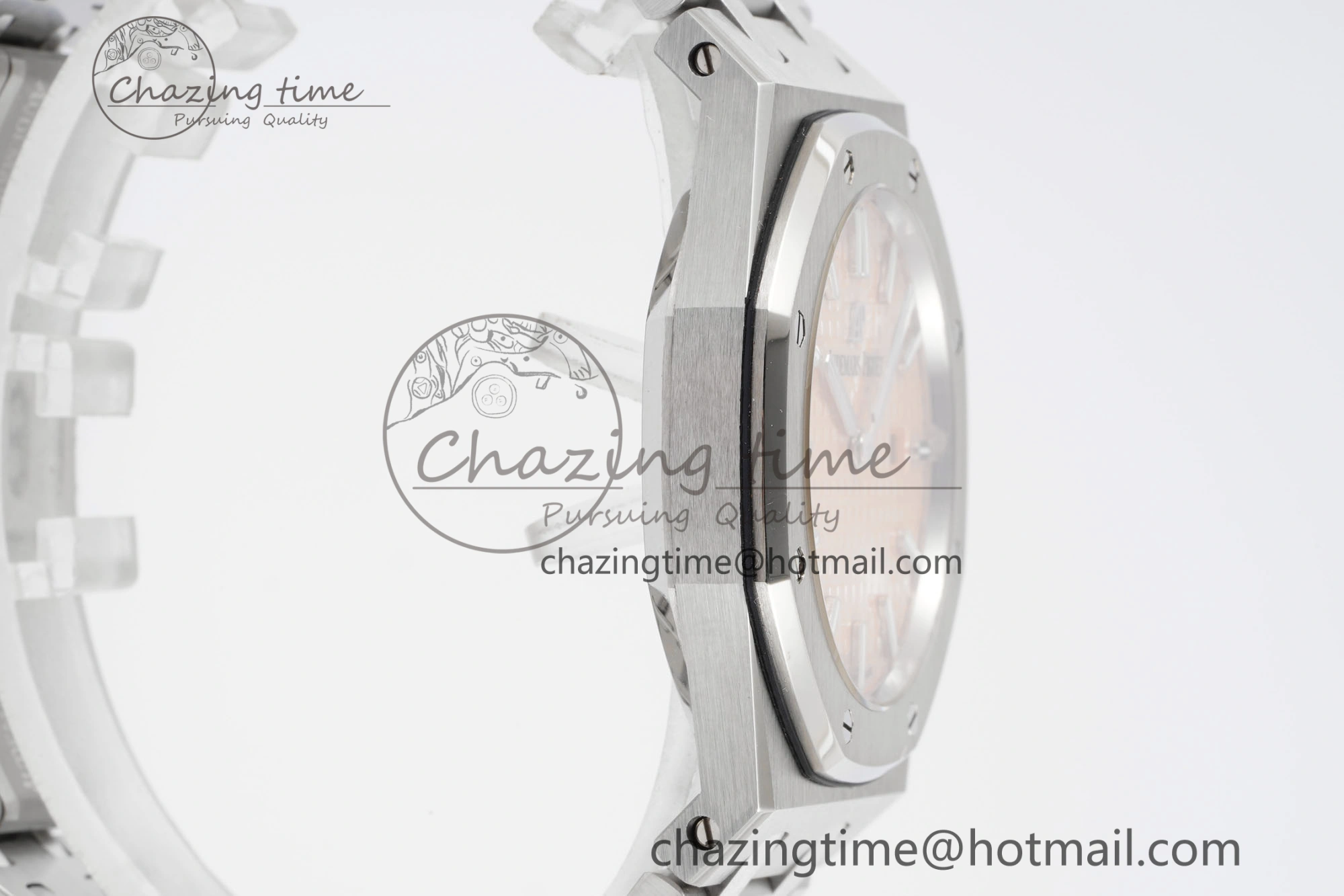 Lady Royal Oak 33mm SS JJF 1:1 Best Edition Cream Dial on SS Bracelet ETA Quartz