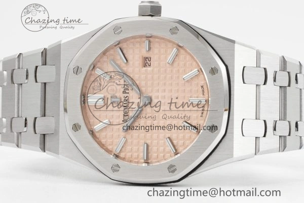 Lady Royal Oak 33mm SS JJF 1:1 Best Edition Cream Dial on SS Bracelet ETA Quartz