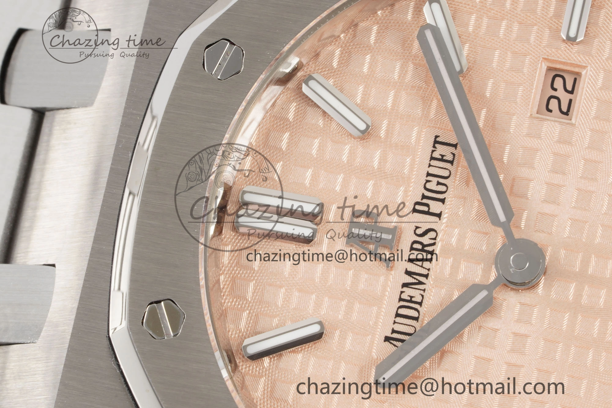 Lady Royal Oak 33mm SS JJF 1:1 Best Edition Cream Dial on SS Bracelet ETA Quartz