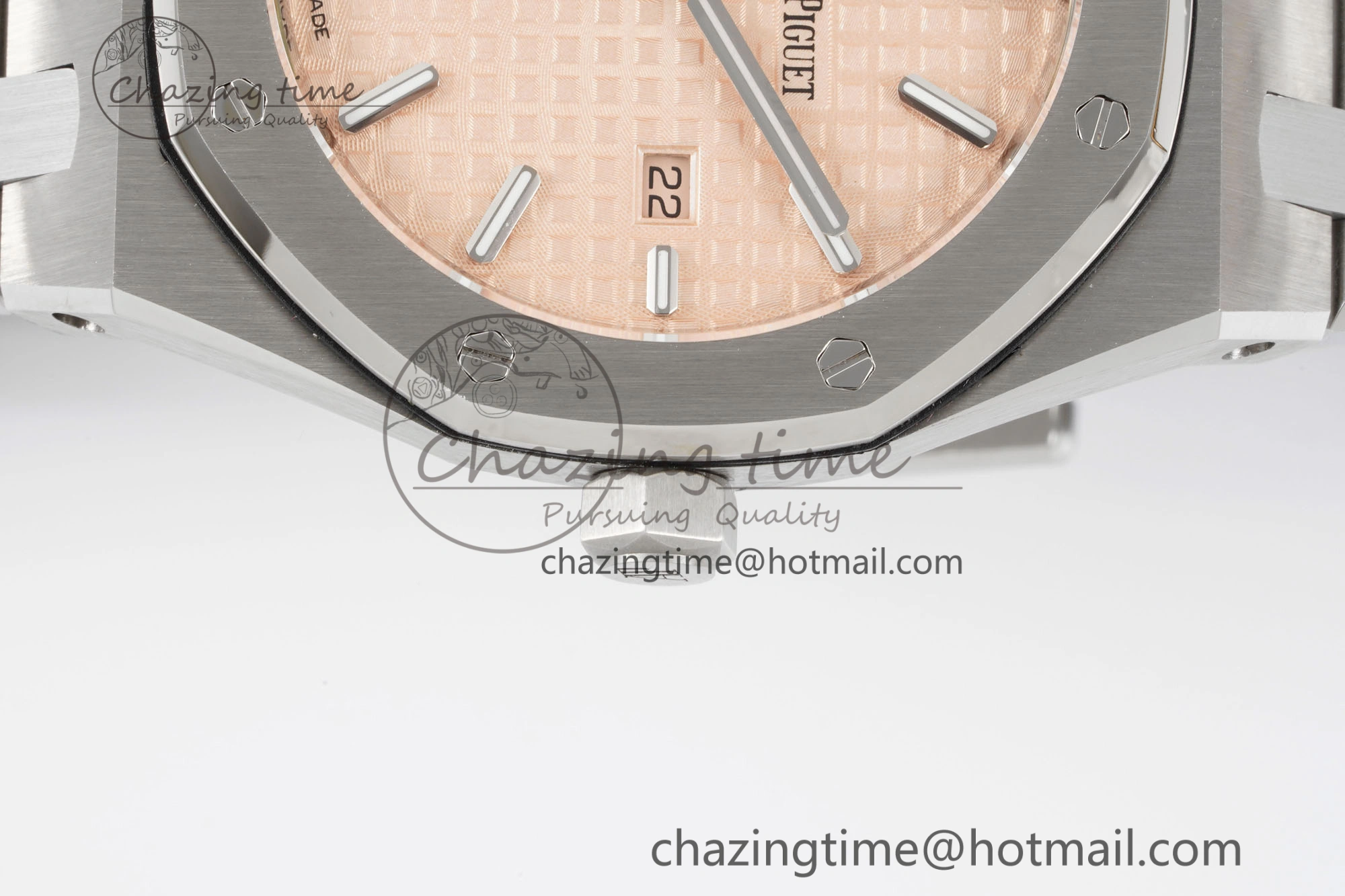 Lady Royal Oak 33mm SS JJF 1:1 Best Edition Cream Dial on SS Bracelet ETA Quartz