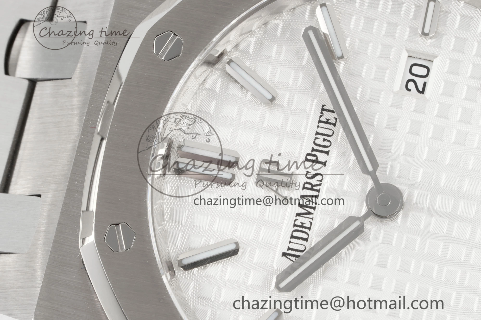Lady Royal Oak 33mm SS JJF 1:1 Best Edition White Dial on SS Bracelet ETA Quartz