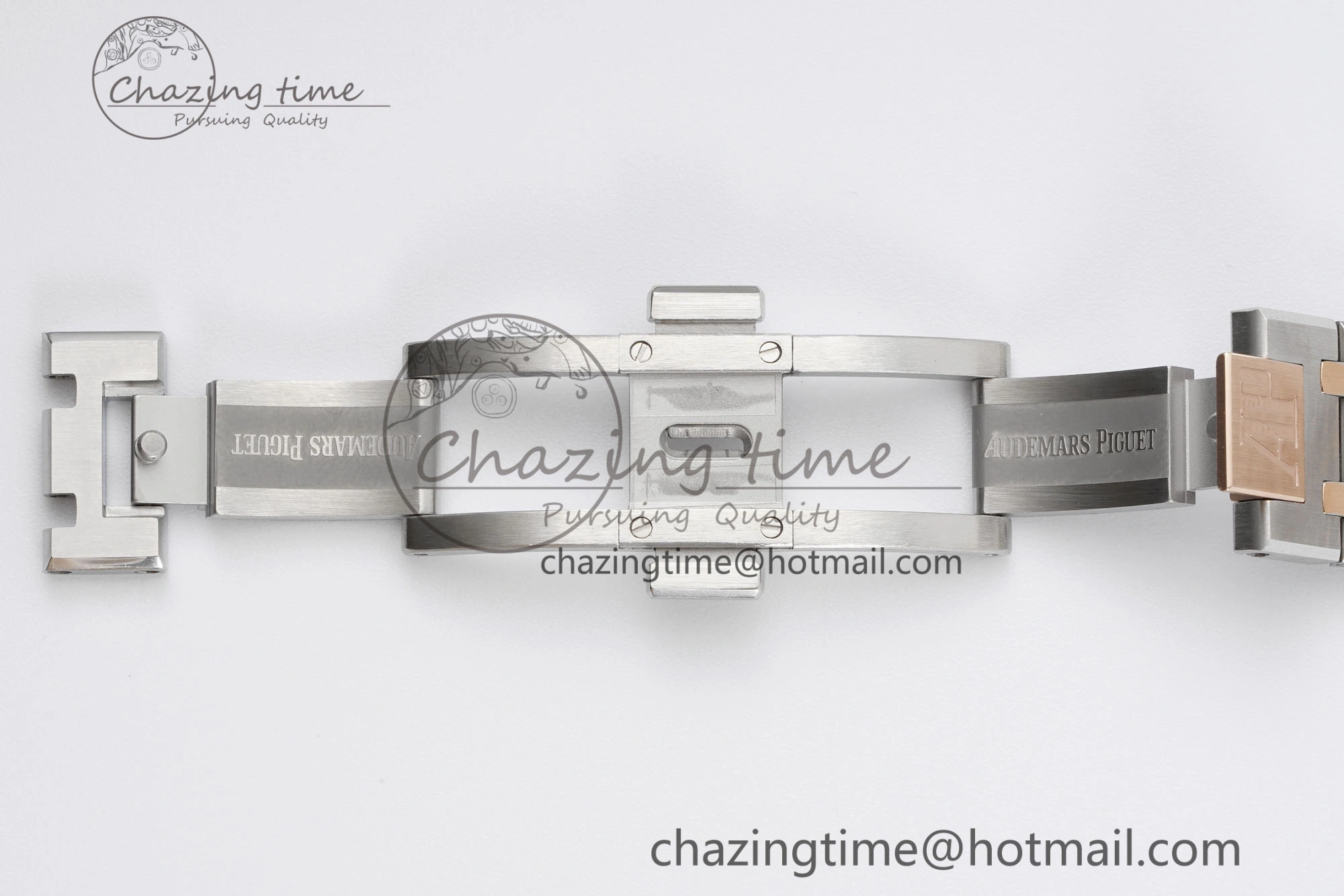 Lady Royal Oak 33mm SS RG JJF 1:1 Best Edition Brown Dial on SS RG Bracelet ETA Quartz