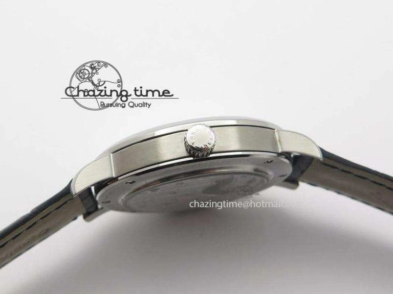 Langematik MK Best Edition SS White Dial On Black Leather Strap A88275