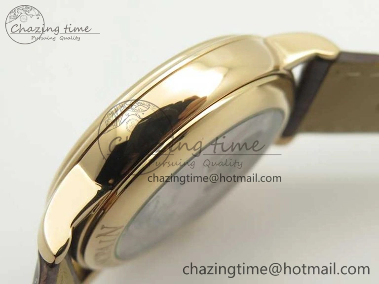 Le Brassus Carrousel Erotic Timepiece RG White Dial on Brown Leather Strap A23J