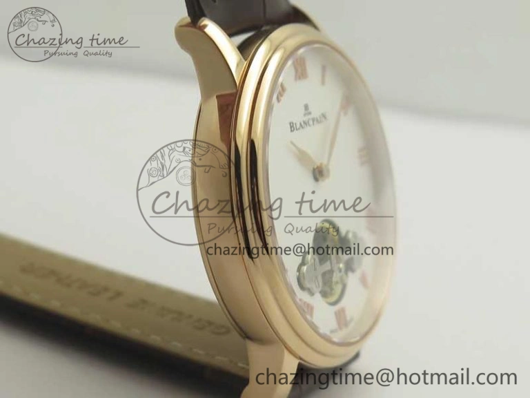 Le Brassus Carrousel Erotic Timepiece RG White Dial on Brown Leather Strap A23J