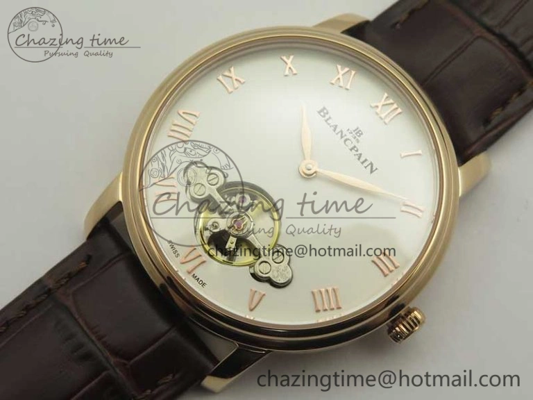 Le Brassus Carrousel Erotic Timepiece RG White Dial on Brown Leather Strap A23J