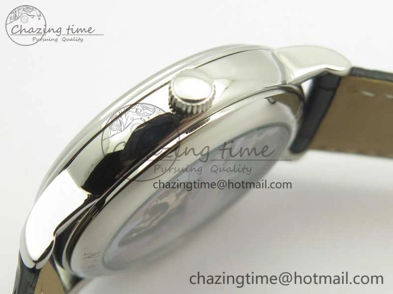 Le Brassus Carrousel Erotic Timepiece SS White Dial on Black Leather Strap A23J