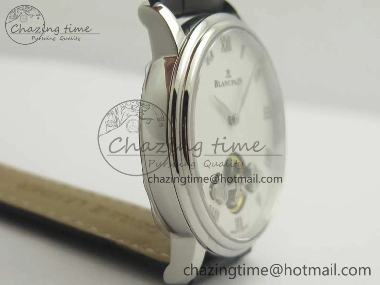 Le Brassus Carrousel Erotic Timepiece SS White Dial on Black Leather Strap A23J