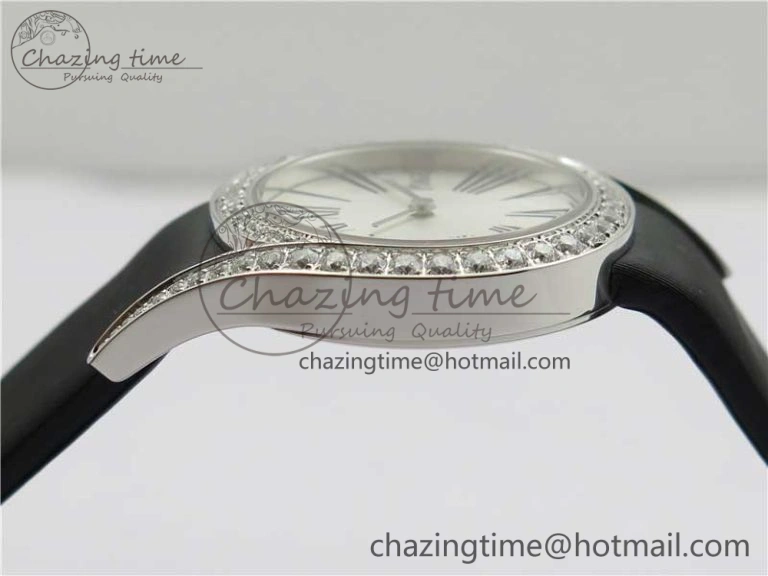 Limelight Gala G0A38160 32mm SS ZF 1:1 Best Edition Silver Dial On Leather Strap Siwss Quartz