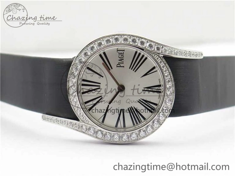 Limelight Gala G0A38160 32mm SS ZF 1:1 Best Edition Silver Dial On Leather Strap Siwss Quartz