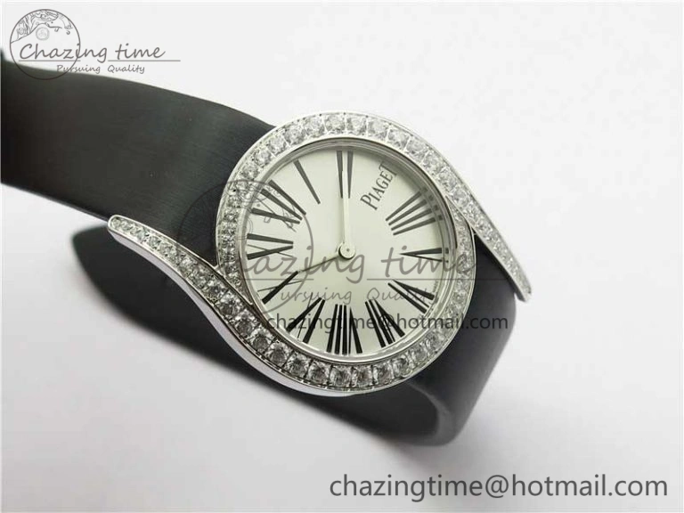 Limelight Gala G0A38160 32mm SS ZF 1:1 Best Edition Silver Dial On Leather Strap Siwss Quartz