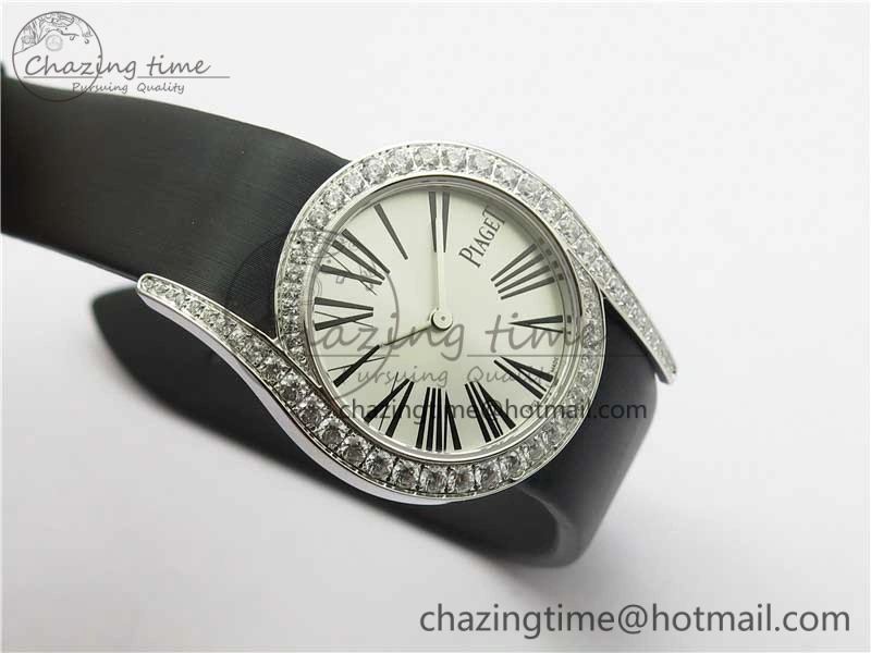 Limelight Gala G0A38160 32mm SS ZF 1:1 Best Edition Silver Dial On Leather Strap Siwss Quartz