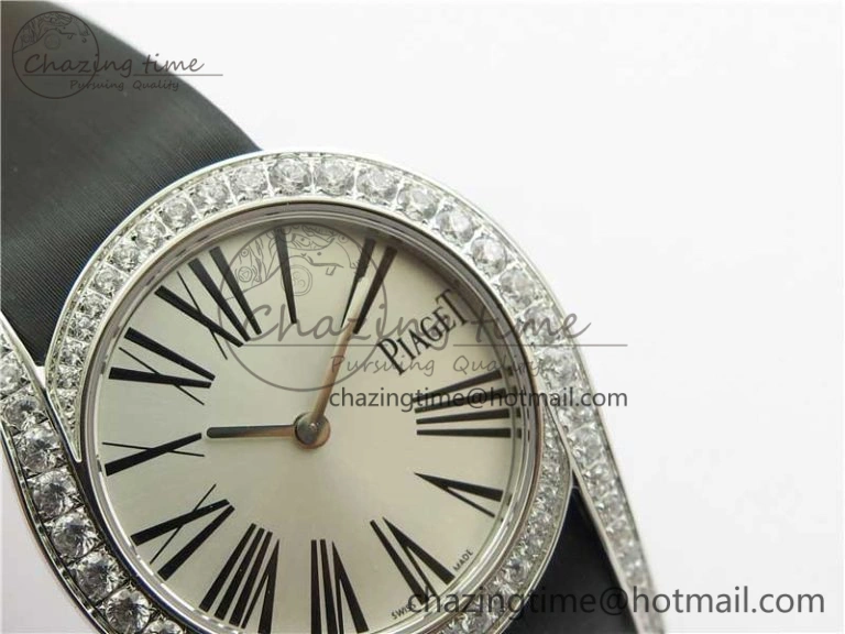 Limelight Gala G0A38160 32mm SS ZF 1:1 Best Edition Silver Dial On Leather Strap Siwss Quartz