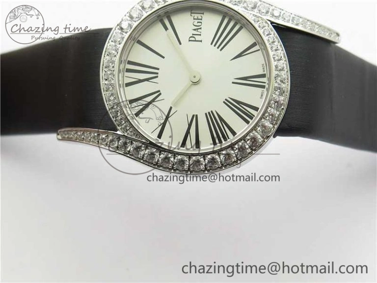 Limelight Gala G0A38160 32mm SS ZF 1:1 Best Edition Silver Dial On Leather Strap Siwss Quartz