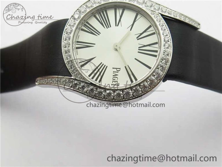 Limelight Gala G0A38160 32mm SS ZF 1:1 Best Edition Silver Dial On Leather Strap Siwss Quartz