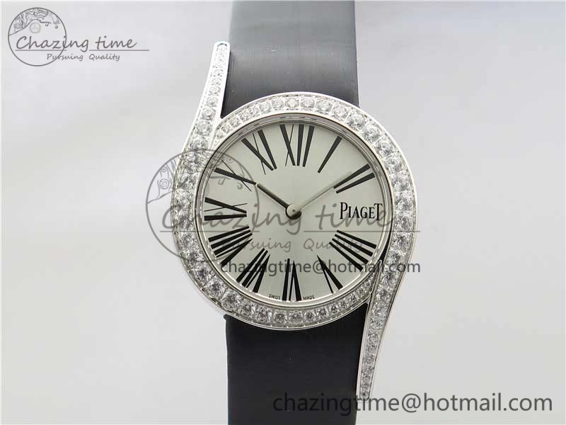 Limelight Gala G0A38160 32mm SS ZF 1:1 Best Edition Silver Dial On Leather Strap Siwss Quartz