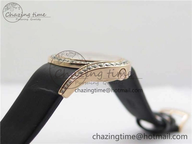 Limelight Gala G0A45361 32mm RG ZF 1:1 Best Edition Silver Dial on Black Fabric Strap Siwss Quartz