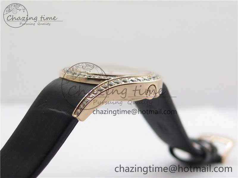 Limelight Gala G0A45361 32mm RG ZF 1:1 Best Edition Silver Dial on Black Fabric Strap Siwss Quartz
