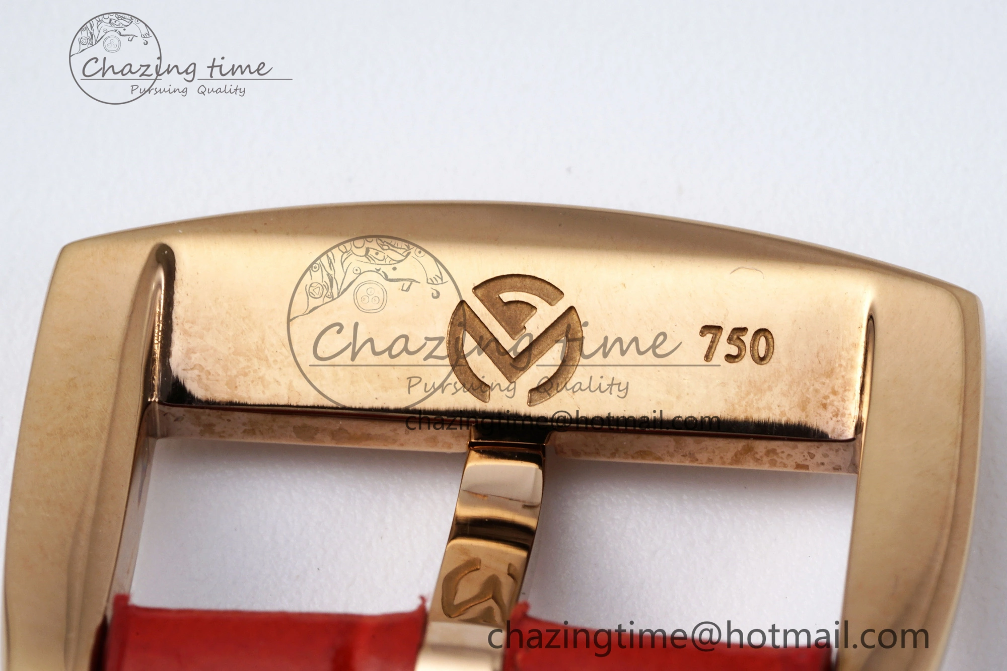 Long Island Ladies RG Diamonds Bezel APSF 1:1 Best Edition White Texured Dial on Red Leather Strap Jap Quartz