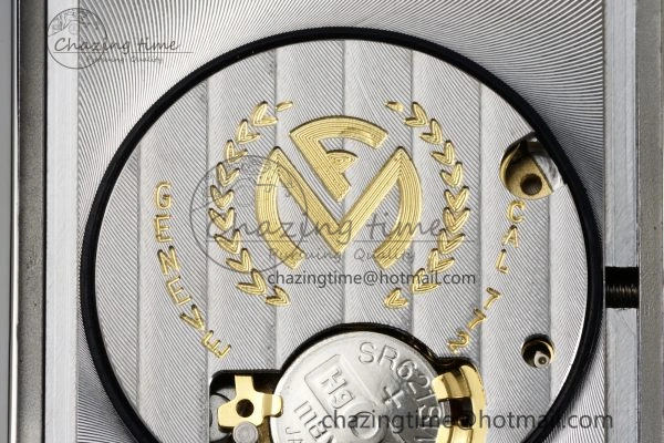 Long Island Ladies SS Diamonds Bezel APSF 1:1 Best Edition Pink MOP Dial on Blue Leather Strap Jap Quartz