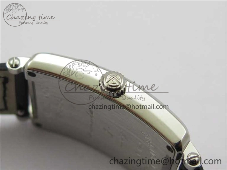 Long Island Ladies SS ZF 1:1 Best Edition on Black Leather Strap Ronda Quartz