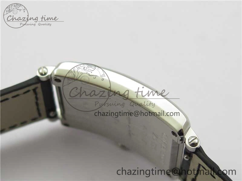 Long Island Ladies SS ZF 1:1 Best Edition on Black Leather Strap Ronda Quartz