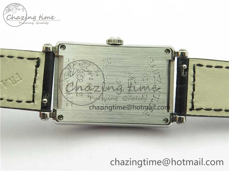 Long Island Ladies SS ZF 1:1 Best Edition on Black Leather Strap Ronda Quartz