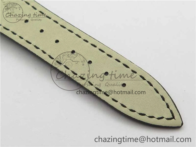 Long Island Ladies SS ZF 1:1 Best Edition on Black Leather Strap Ronda Quartz