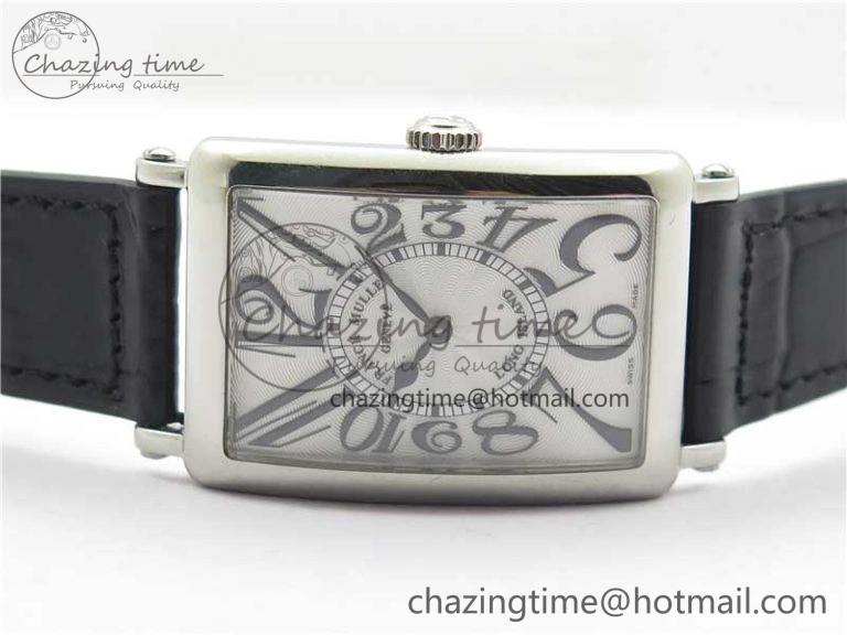 Long Island Ladies SS ZF 1:1 Best Edition on Black Leather Strap Ronda Quartz