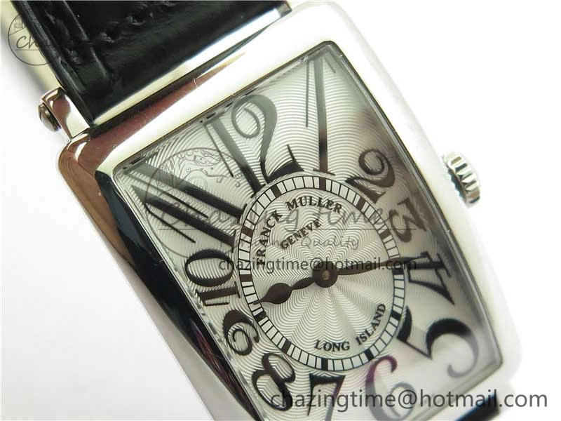Long Island Ladies SS ZF 1:1 Best Edition on Black Leather Strap Ronda Quartz