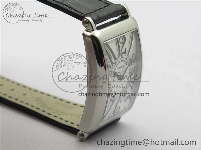 Long Island Ladies SS ZF 1:1 Best Edition on Black Leather Strap Ronda Quartz