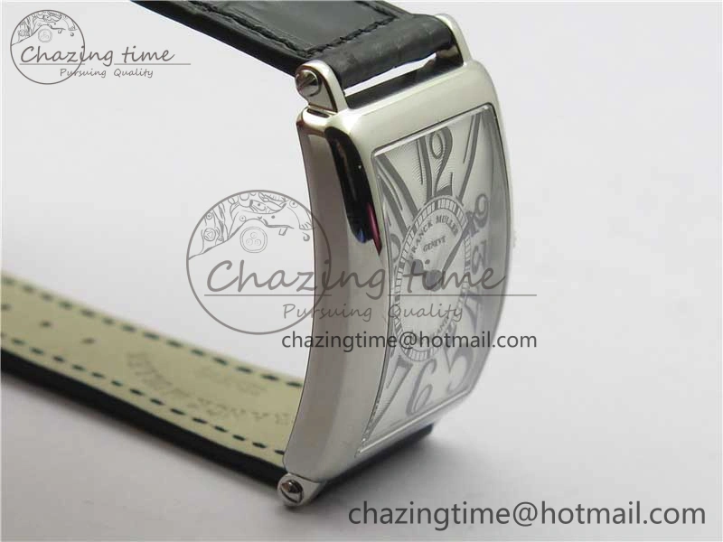 Long Island Ladies SS ZF 1:1 Best Edition on Black Leather Strap Ronda Quartz