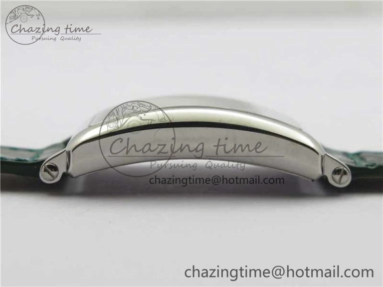 Long Island Ladies SS ZF 1:1 Best Edition on Green Leather Strap Ronda Quartz