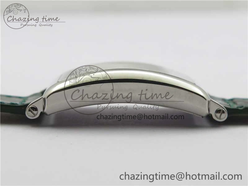 Long Island Ladies SS ZF 1:1 Best Edition on Green Leather Strap Ronda Quartz