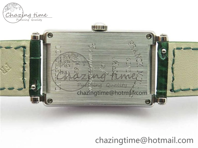 Long Island Ladies SS ZF 1:1 Best Edition on Green Leather Strap Ronda Quartz