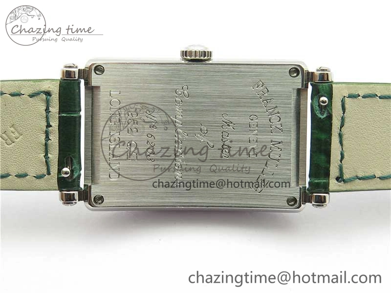 Long Island Ladies SS ZF 1:1 Best Edition on Green Leather Strap Ronda Quartz