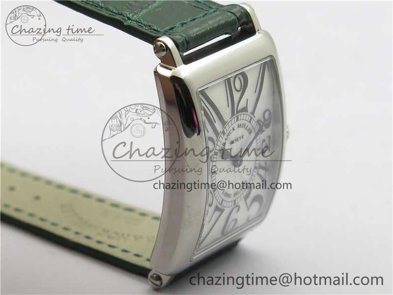 Long Island Ladies SS ZF 1:1 Best Edition on Green Leather Strap Ronda Quartz