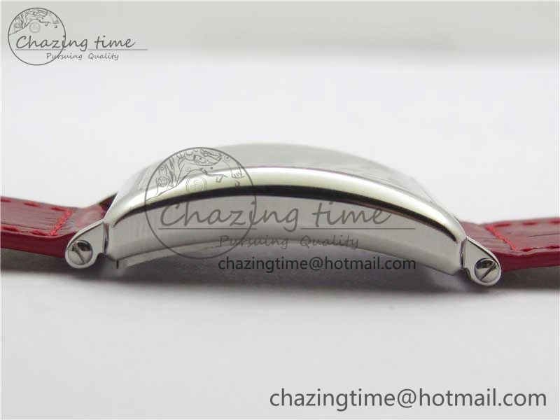 Long Island Ladies SS ZF 1:1 Best Edition on Red Leather Strap Ronda Quartz