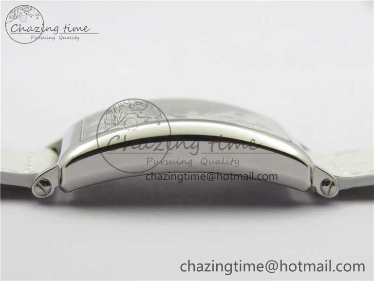 Long Island Ladies SS ZF 1:1 Best Edition on White Leather Strap Ronda Quartz