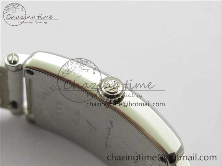 Long Island Ladies SS ZF 1:1 Best Edition on White Leather Strap Ronda Quartz