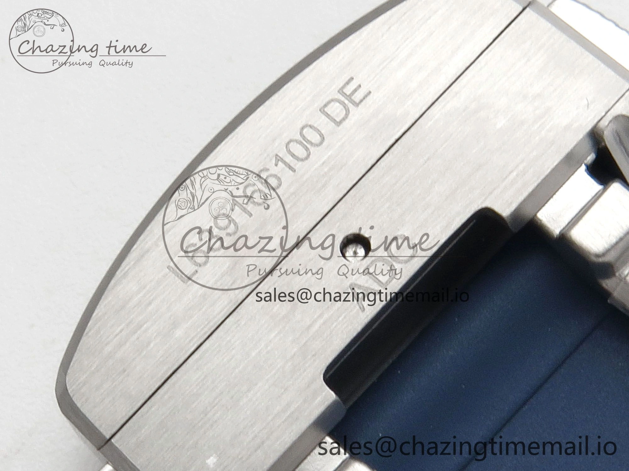 Longines Conquest 40mm SS AF 1:1 Best Edition Blue Dial on Blue Rubber Strap A2892