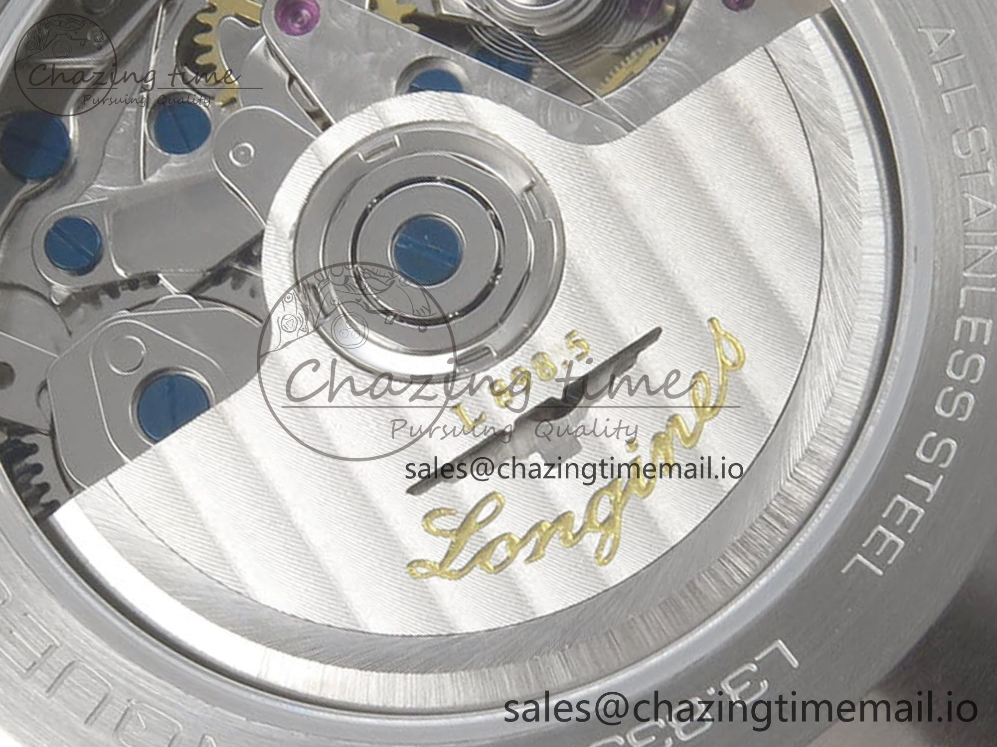Longines Conquest 40mm SS AF 1:1 Best Edition Blue Dial on Stainless steel bracelet A2892
