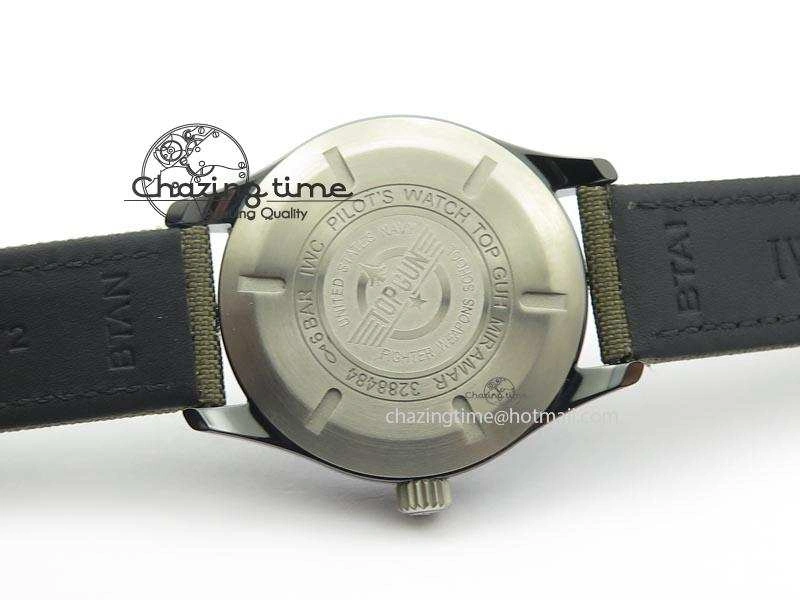 MARK XVII IW324702 Real Ceramic MK Best Edition Green Dial On Green Nylon Strap A2892