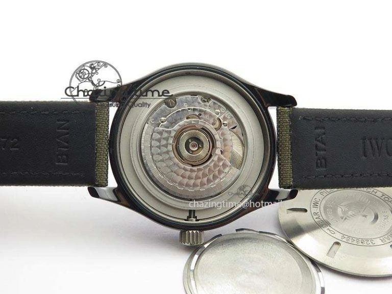 MARK XVII IW324702 Real Ceramic MK Best Edition Green Dial On Green Nylon Strap A2892