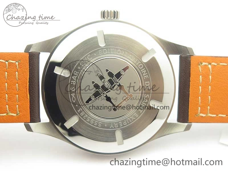 MARK XVIII ANTOINE DE SAINT EXUPÉRY IW327003 SS MKS 1:1 Best Edition on Brown Leather MIYOTA 9015