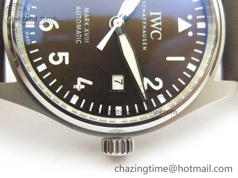 MARK XVIII ANTOINE DE SAINT EXUPÉRY IW327003 SS MKS 1:1 Best Edition on Brown Leather MIYOTA 9015