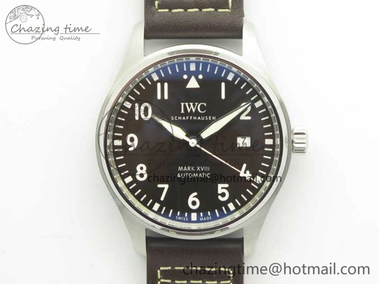 MARK XVIII ANTOINE DE SAINT EXUPÉRY IW327003 SS MKS 1:1 Best Edition on Brown Leather MIYOTA 9015