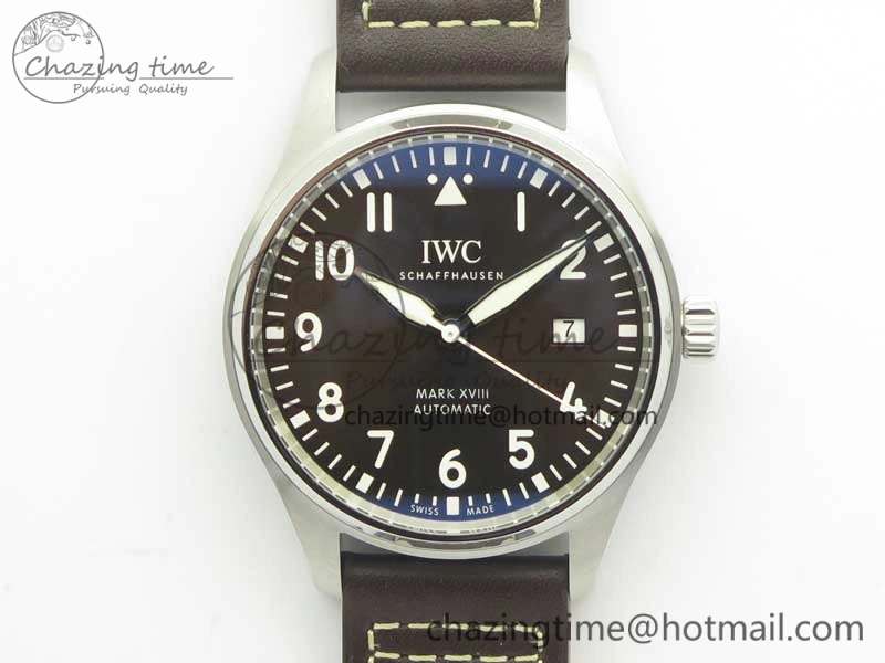 MARK XVIII ANTOINE DE SAINT EXUPÉRY IW327003 SS MKS 1:1 Best Edition on Brown Leather MIYOTA 9015